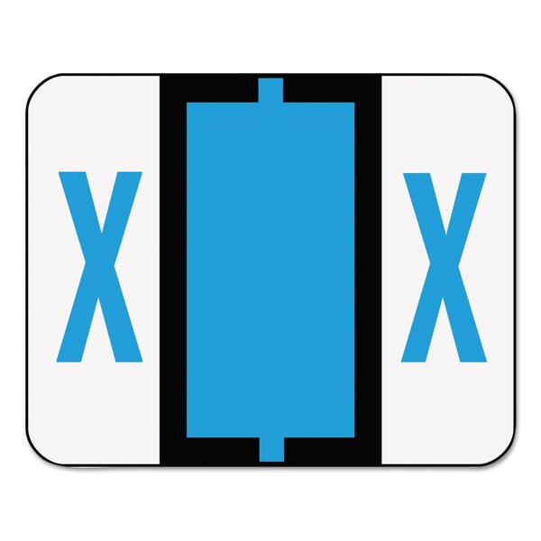 Smead Label, Alphabetic, Color-Coded, X, Blue 67094